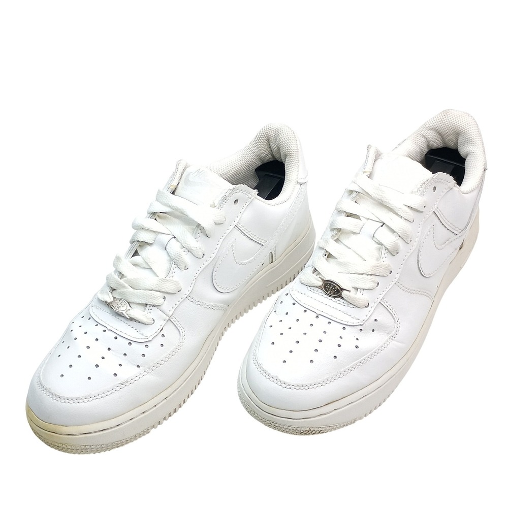 Nike Air Force 1 Low Men Size 7.5 White Leather 306353-112